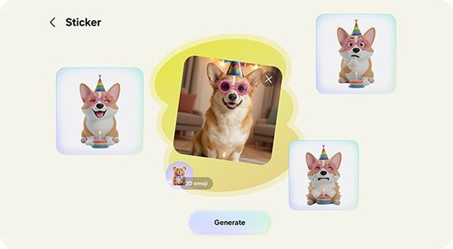 Galaxy S26+ AI samolepky